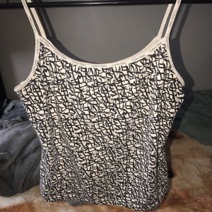 Calvin Klein crop cami top